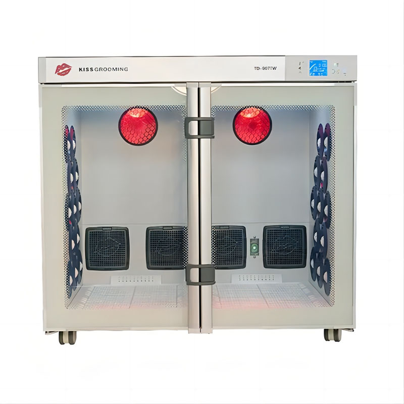 Dvigubų durų naminių gyvūnėlių priežiūros džiovinimo dėžutė